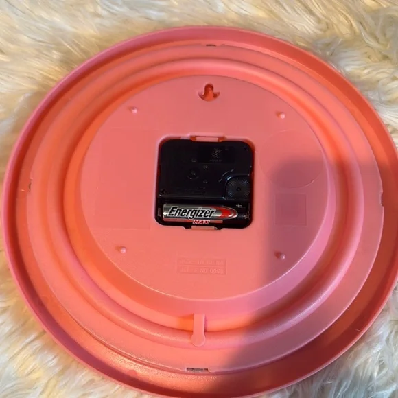 Precious Moments Pink Wall Clock with Nostalgic Illustrations - Picture 5 of 7